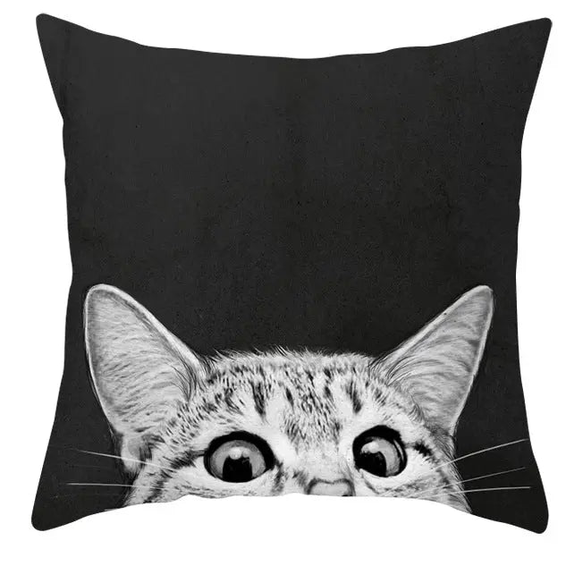 Housse de Coussin Cartoon Animal ANIDECOR DRD9111-45x45cm