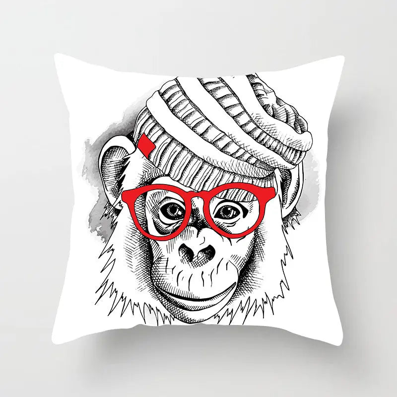Housse de Coussin Cartoon FIBRI Style19-45x45cm