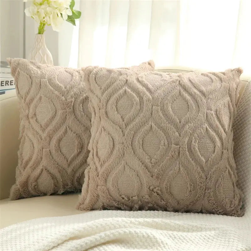 Housse de Coussin Coton Doux OLIVIO Housse de France
