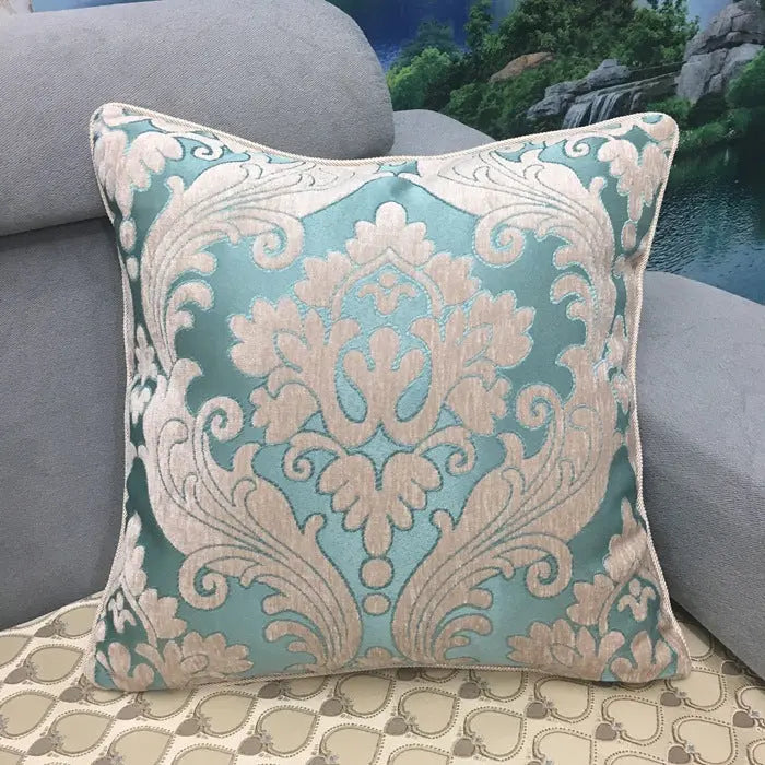 Housse de Coussin Déco KOLVIA Lake Blue Green-40X40cm Without Core