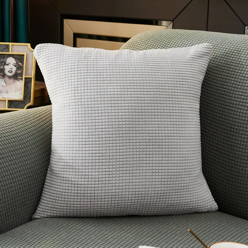 Housse de Coussin Douceur MARE와 Light Gray-45x45cm Pillow Case