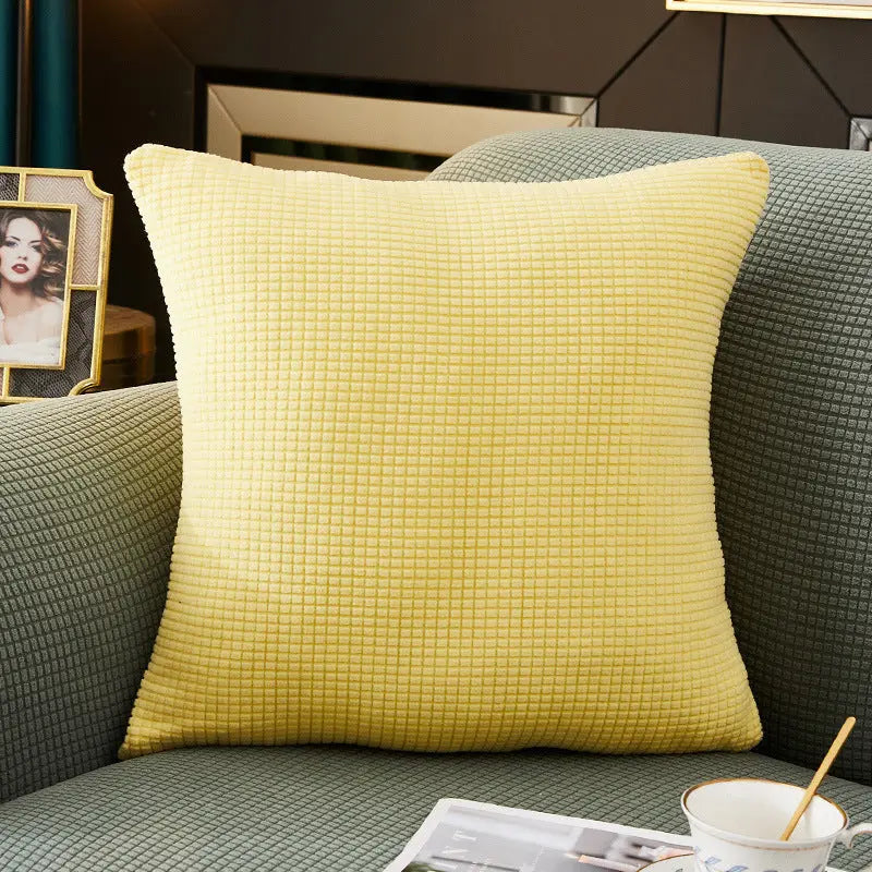 Housse de Coussin Douceur MARE와 Lemon Yellow-40x40cm Pillow Case