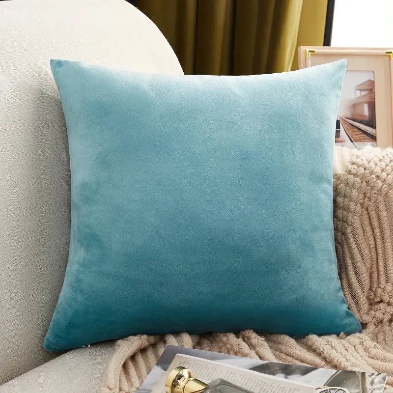Housse de Coussin Douceur MARE와 Light Blue-40x40cm Pillow Case