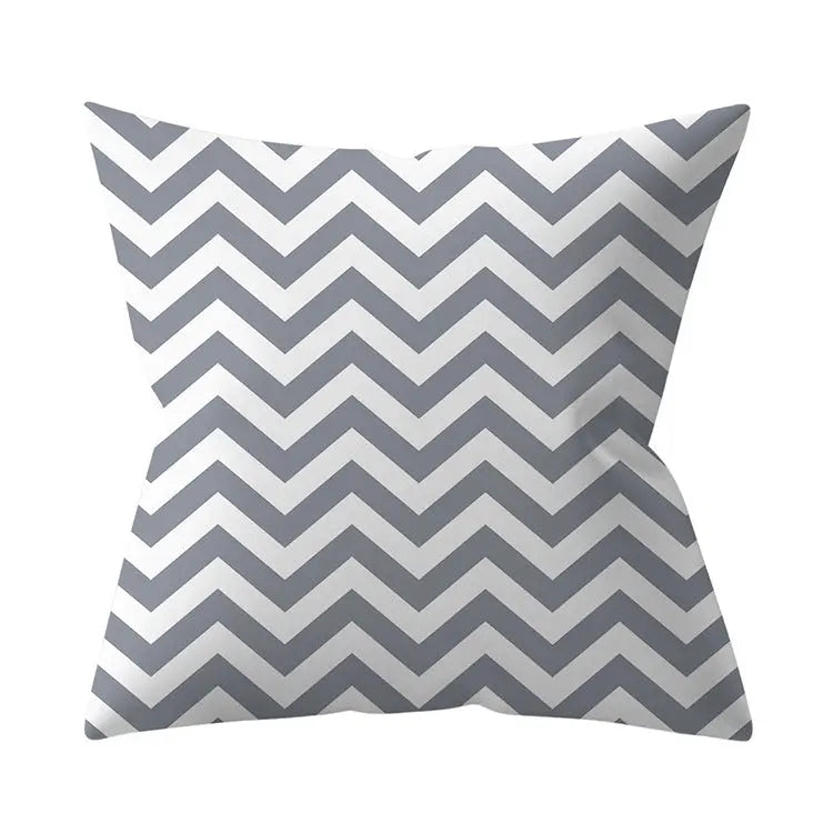 Housse de Coussin Géométrique SILVΞR 16 Style-45x45cm