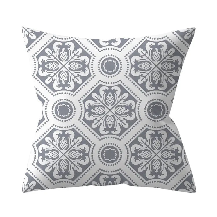 Housse de Coussin Géométrique SILVΞR 35 Style-45x45cm