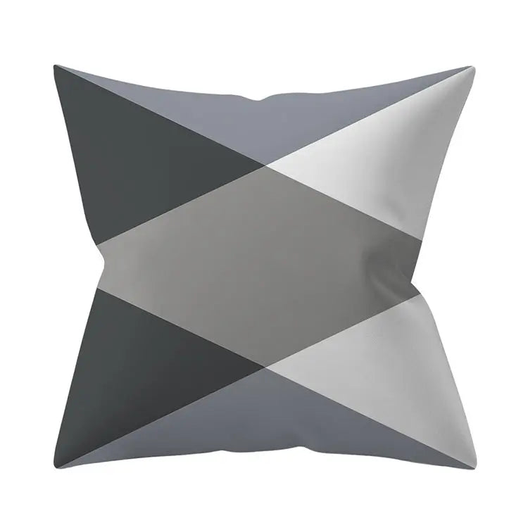 Housse de Coussin Géométrique SILVΞR 37 Style-45x45cm