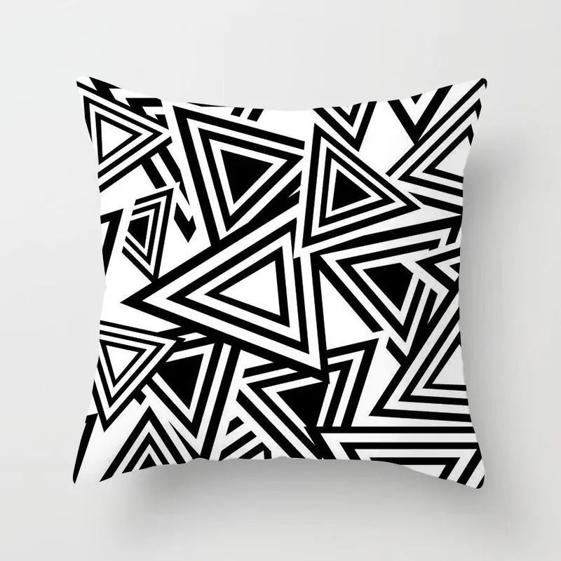 Housse de Coussin Géométrique SUNSKY Style 3-45x45cm