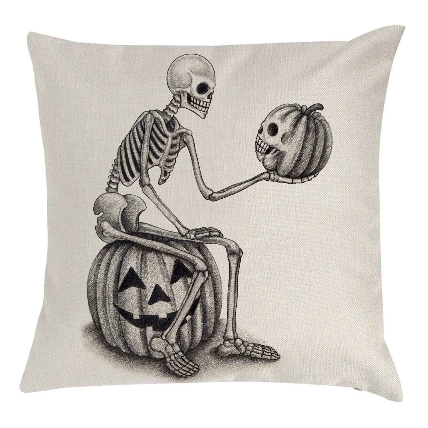 Housse de Coussin Halloween Festin SKLUM 45x45cm-2style