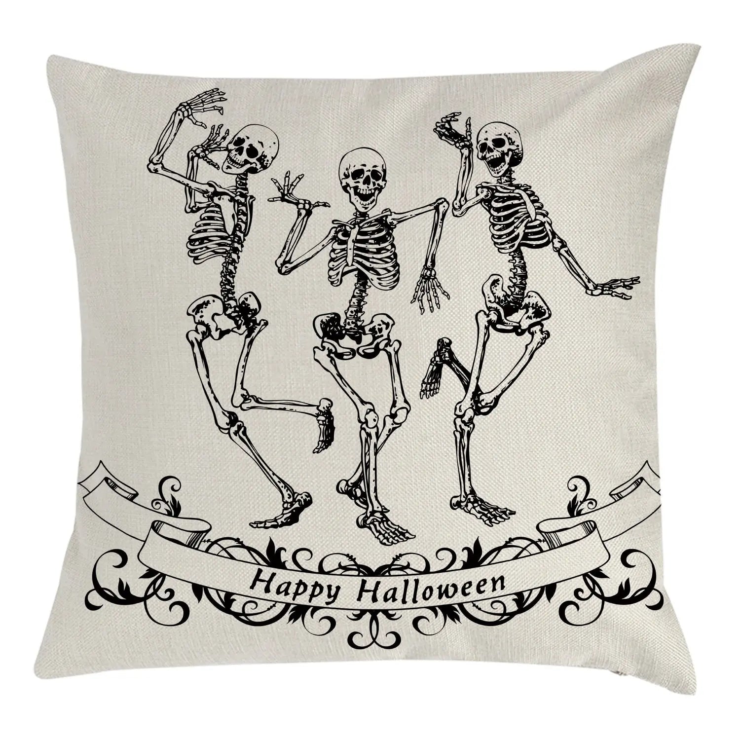 Housse de Coussin Halloween Festin SKLUM 45x45cm-4style