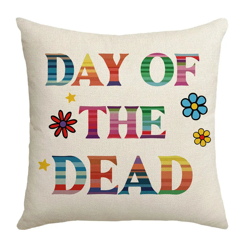 Housse de Coussin Halloween Gothique PIRANTA Style 2-45X45cm Without Core
