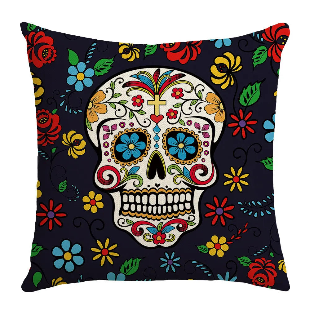 Housse de Coussin Halloween Gothique PIRANTA Style 3-45X45cm Without Core