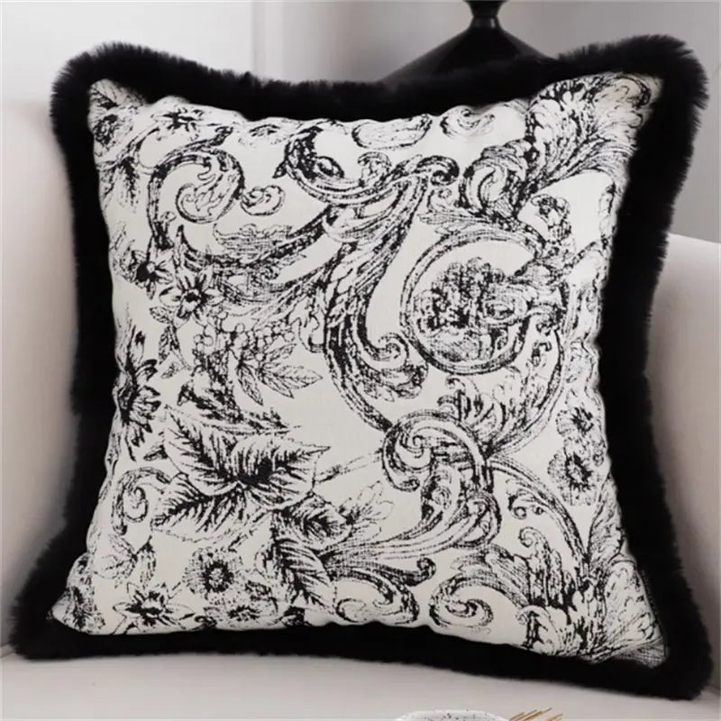 Housse de Coussin Jacquard LUMINA