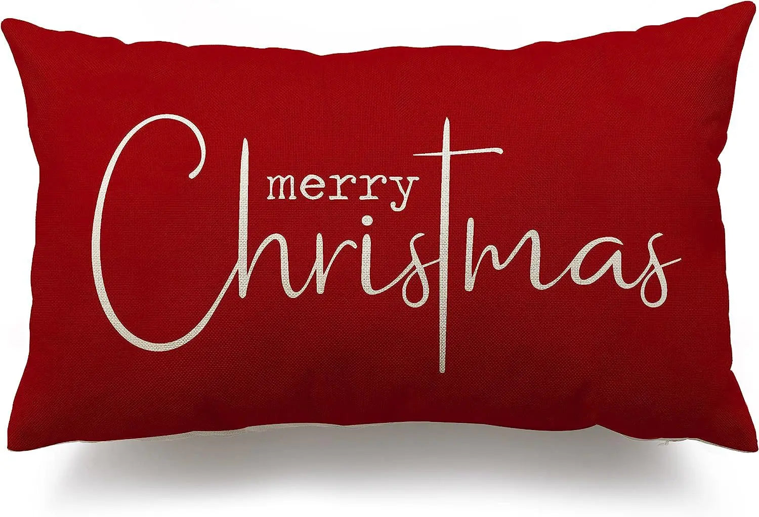 Housse de Coussin Lin Noël VERTI Merrychristmas1-30 X50cm Duplex Printing