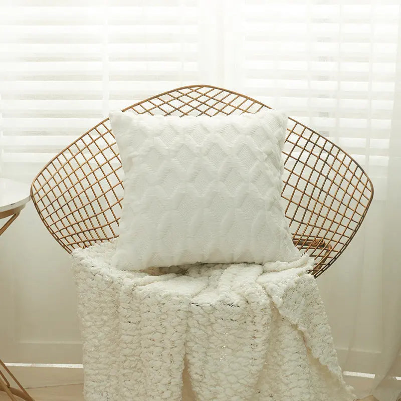 Housse de Coussin Moderne NALIO 30x50cm-White-1PCS