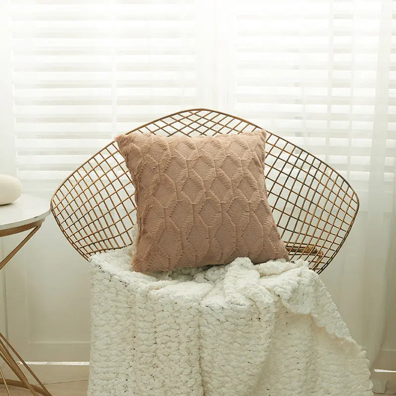Housse de Coussin Moderne NALIO 30x50cm-Coffee color-1PCS