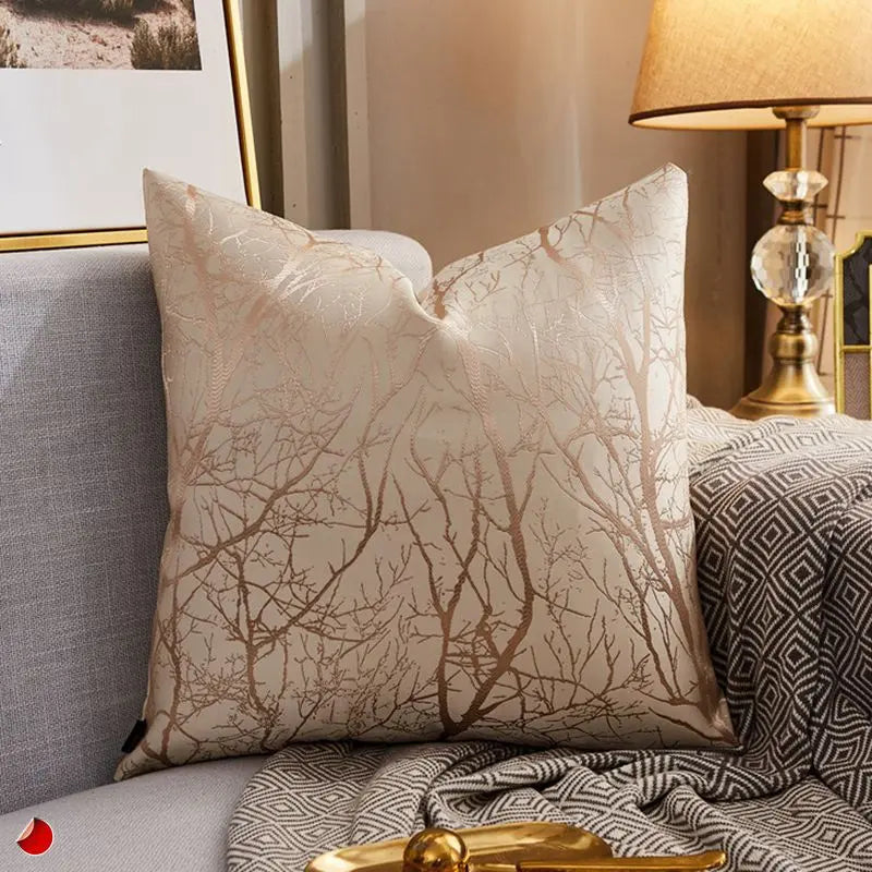 Housse de Coussin Moderne Satin LUXORA G6-45x45cm