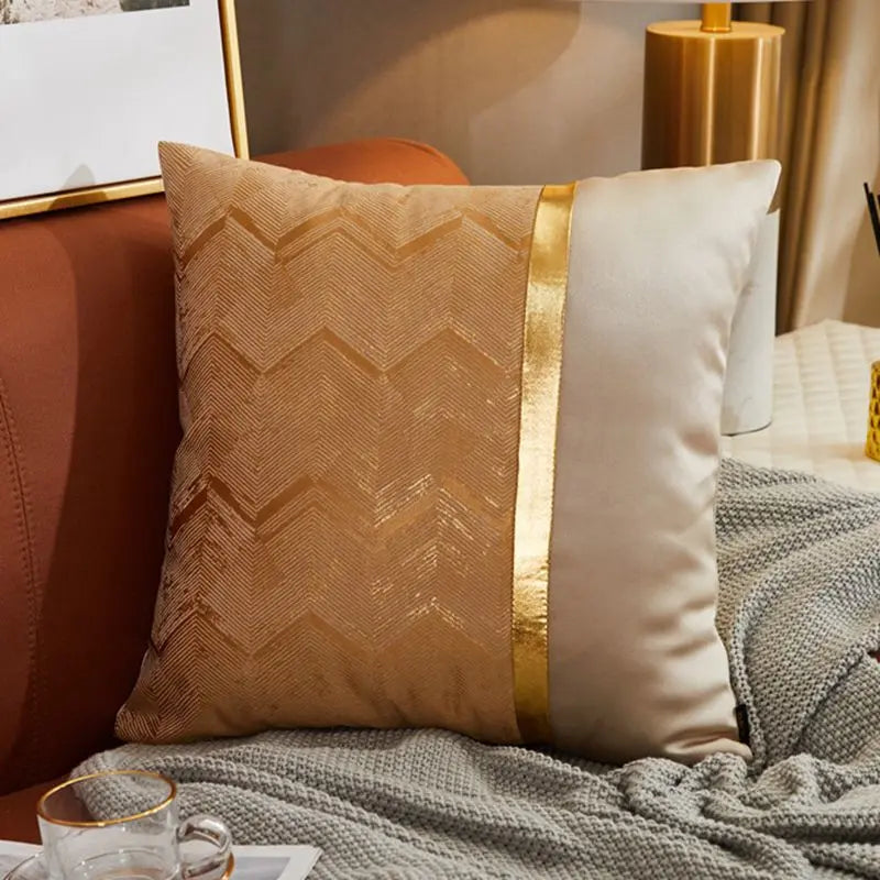Housse de Coussin Moderne Satin LUXORA G10-45x45cm