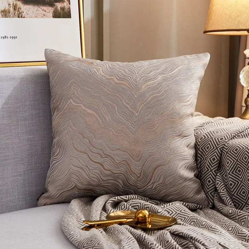 Housse de Coussin Moderne Satin LUXORA G11-45x45cm