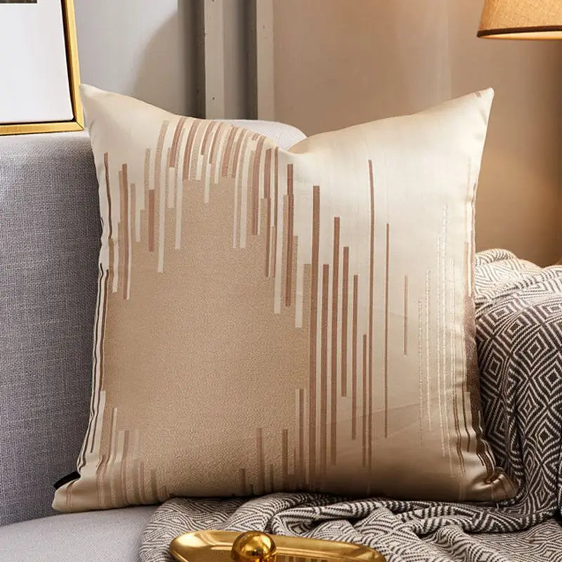Housse de Coussin Moderne Satin LUXORA G12-45x45cm