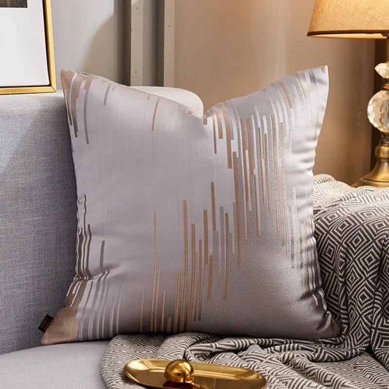 Housse de Coussin Moderne Satin LUXORA G16-45x45cm