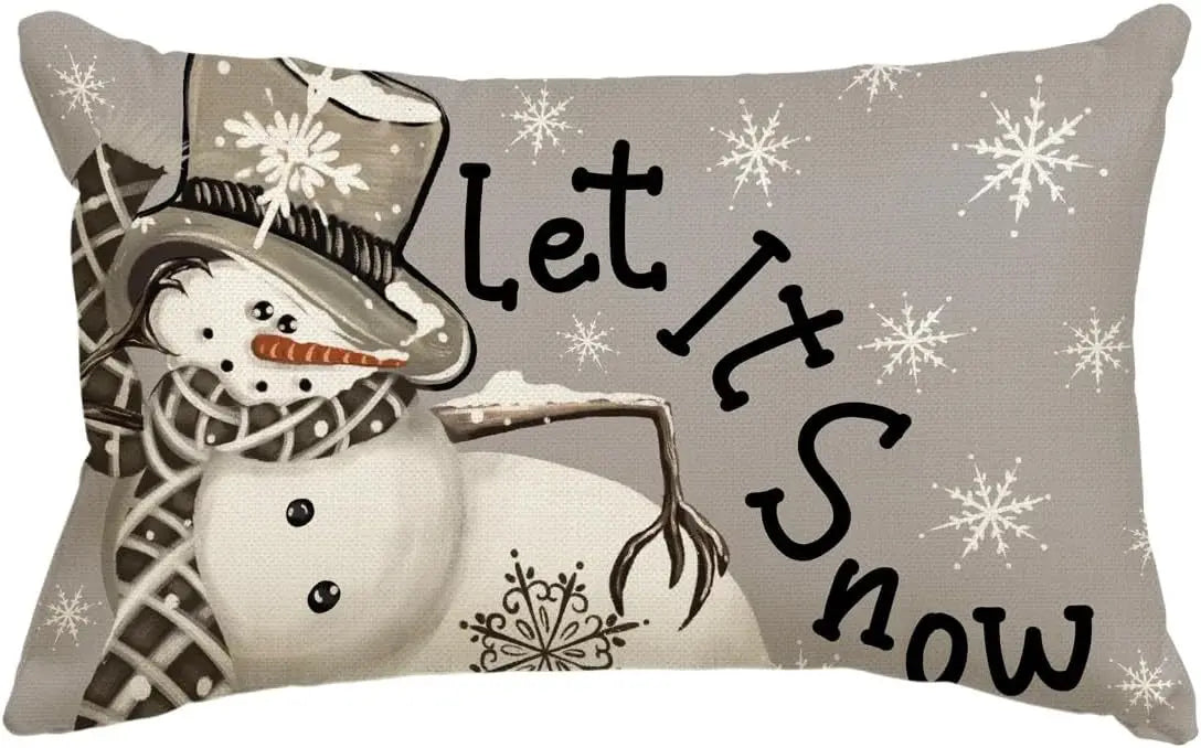 Housse de Coussin Noël Merrylin F-30 X50cm Duplex Printing