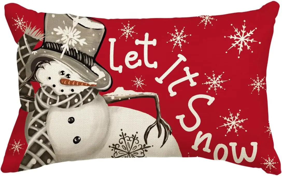 Housse de Coussin Noël Merrylin H-30 X50cm Duplex Printing