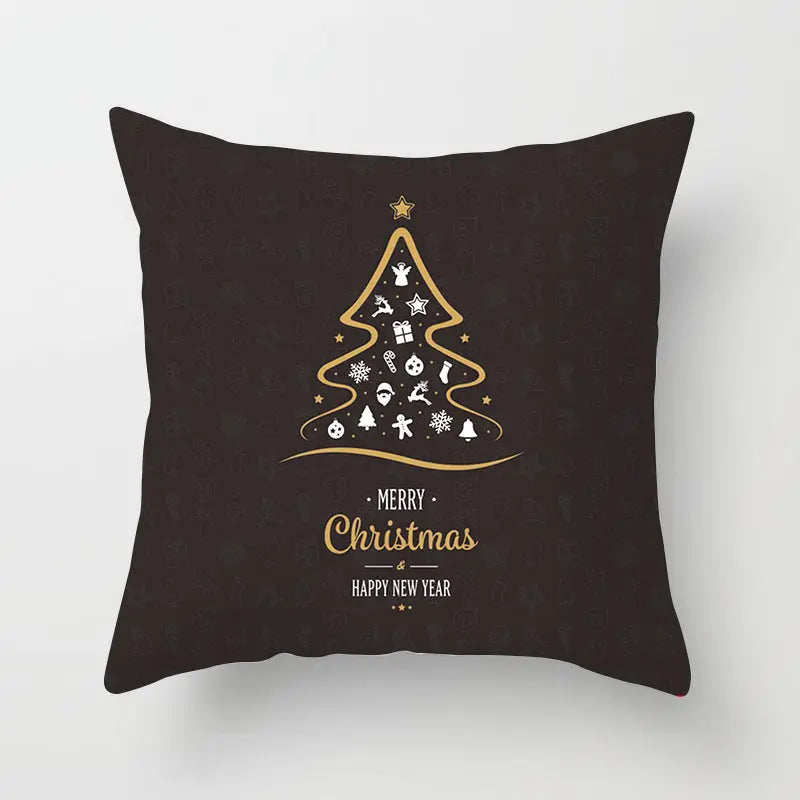 Housse de Coussin Noël Nordic PEACHY DRD87 6-45x45cm