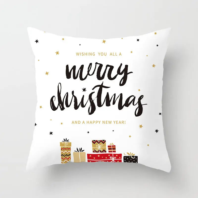 Housse de Coussin Noël Nordic PEACHY DRD87 10-45x45cm