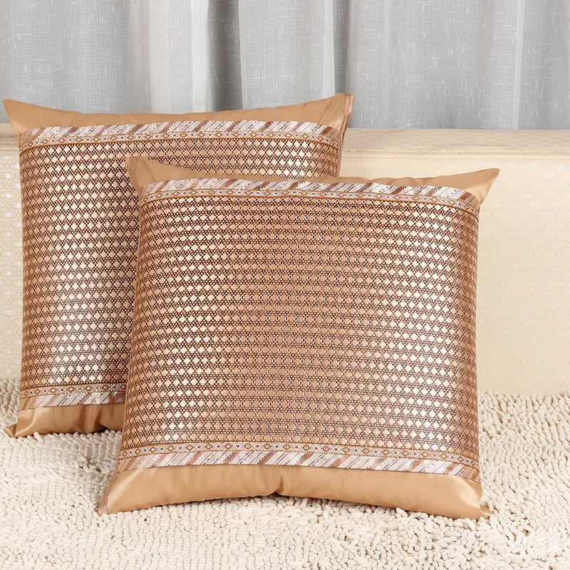 Housse de Coussin Rattan Été SOVAR C-45x45cm with core