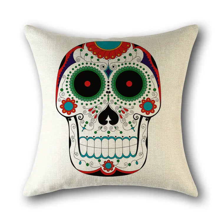 Housse de Coussin Scandinave SKULLFRAB 15 style-45x45cm