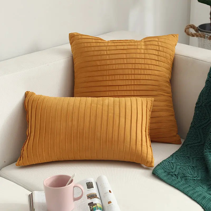 Housse de Coussin Suède Nordic VEIA M-45x45cm with pillow core