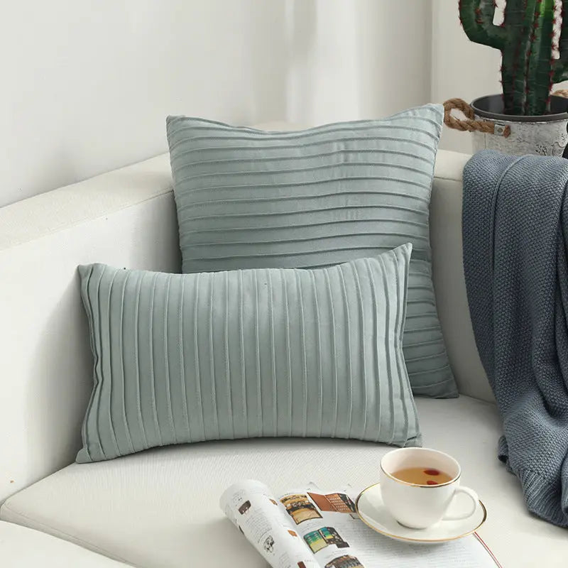 Housse de Coussin Suède Nordic VEIA Q-45x45cm with pillow core