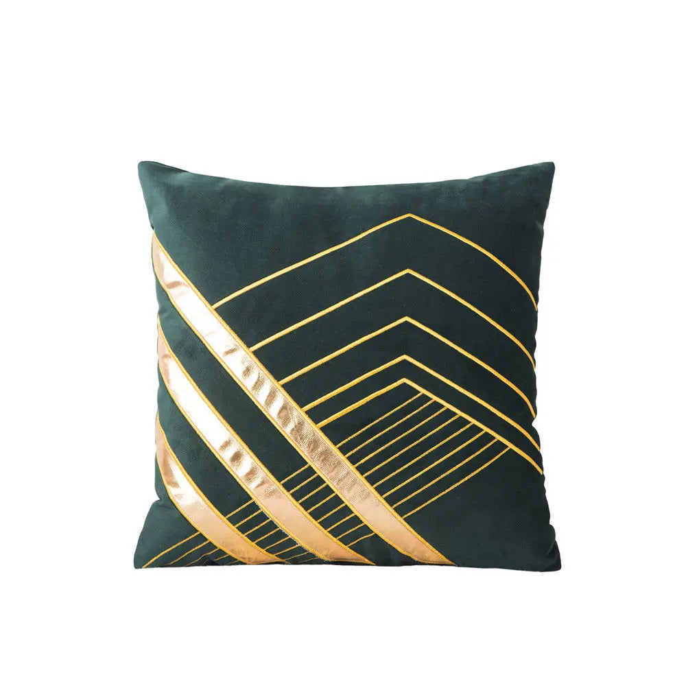 Housse de Coussin Velours Chic NAVI Green-45x45cm