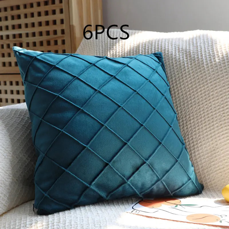Housse de Coussin Velours ECLARA D14-30x50cm-6pcs