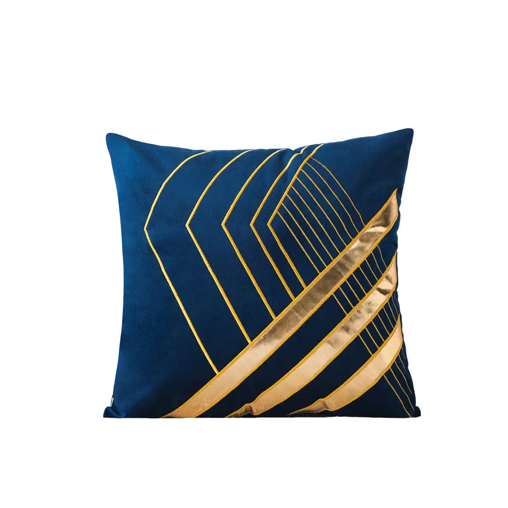Housse de Coussin Velours ELANY Navy Blue-45x45cm