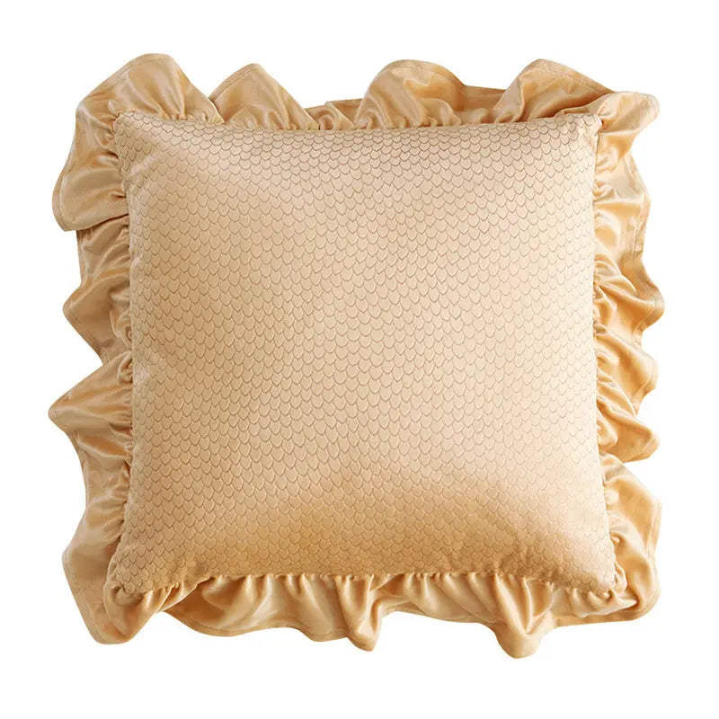 Housse de Coussin Velours JACQUARD C-Pillowcase