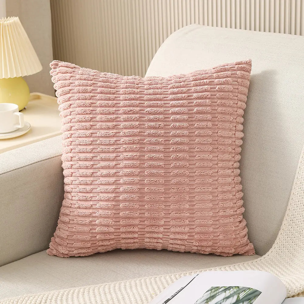 Housse de Coussin Velours MYLO Pink-30cmx50cm Pillowcase