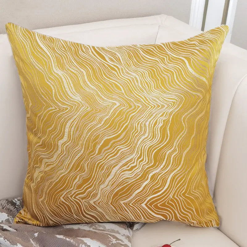 Housse de Coussin Velours Nordic BLUVEL Golden-3045cm without core
