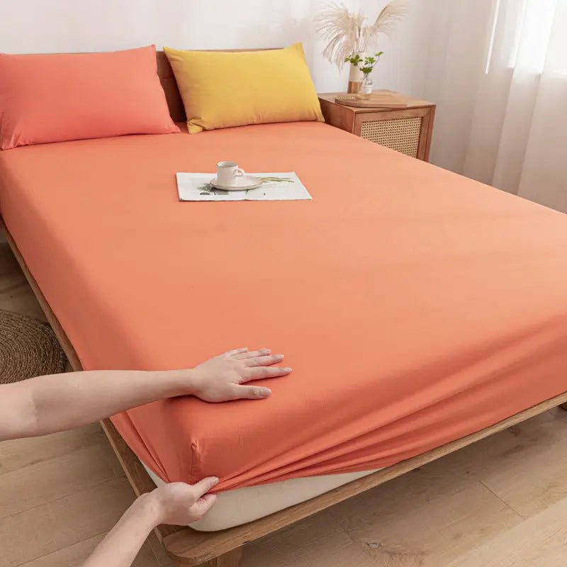 Housse de Matelas Coton Anti-Poussière PROTECTO Fashion orange-150X200cm twopiece suit