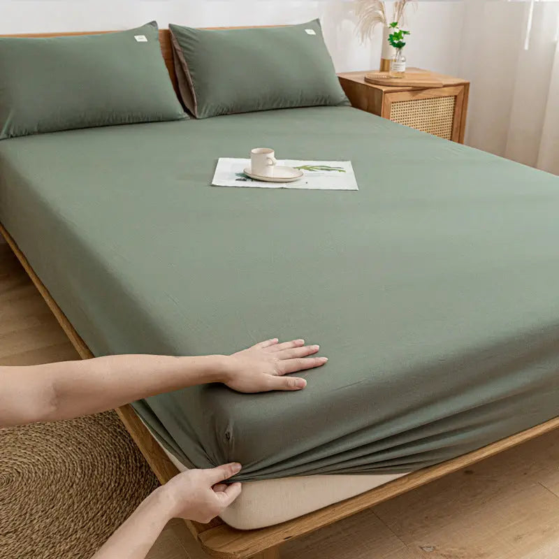 Housse de Matelas Coton Anti-Poussière PROTECTO Vintage green-180X200cm twopiece suit