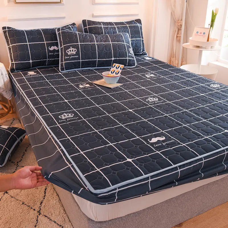 Housse de Matelas Imperméable Coton QUILIA 6style-120x200cm
