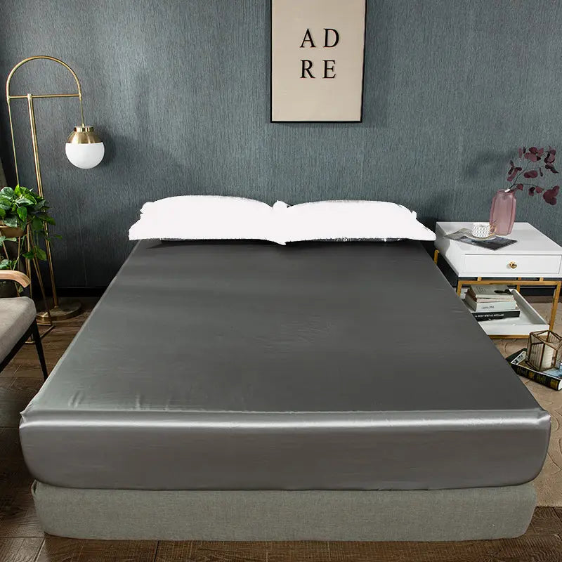 Housse de Matelas Moderne PROTEA Grey-Fitted sheet 120cmx200cm