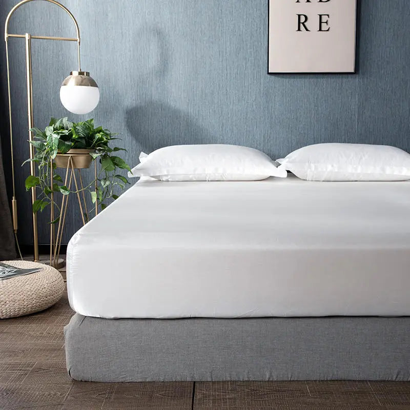 Housse de Matelas Polyester Moderne PROTECTIO White-150X200cm