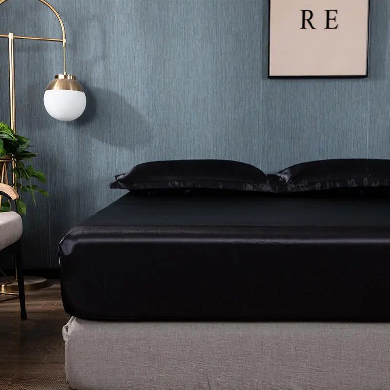 Housse de Matelas Polyester Moderne PROTECTIO Black-180X200cm