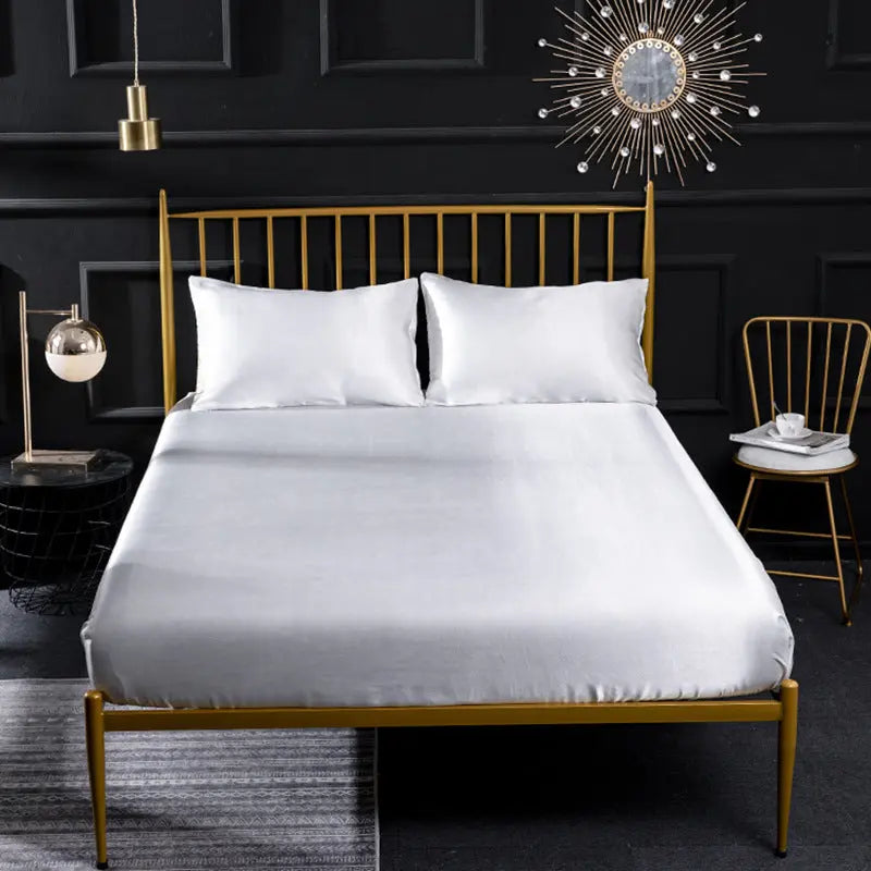 Housse de Matelas Soie Quilting SERENA White-99x190x35cm