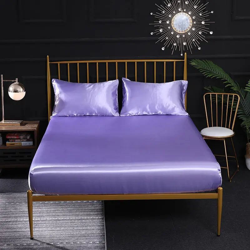 Housse de Matelas Soie Quilting SERENA Blue snow-198x203x35cm