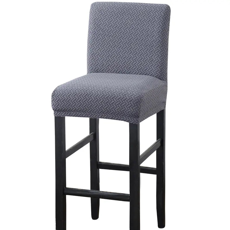 Housse de Tabouret Extensible VELTAN Dark Grey-39x35CM
