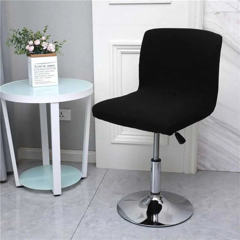 Housse de Tabouret Moderne ARVILO Black-1PCS