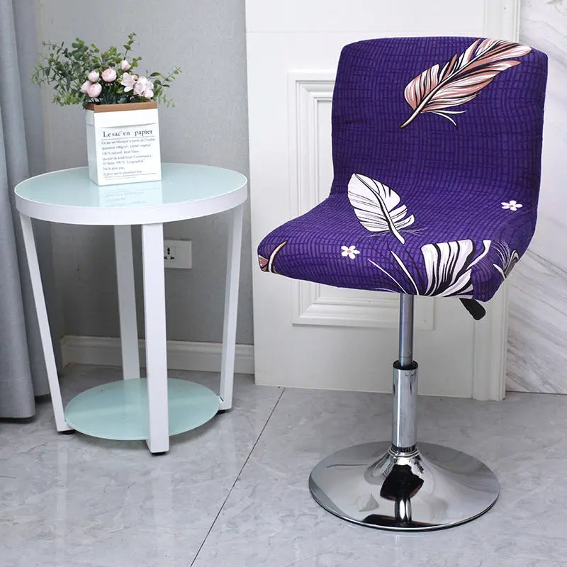 Housse de Tabouret Moderne Résistante VELENO Feather