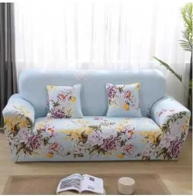 Housse de canapé Moderne MINISTYL Blue 1style-Single and two pillows